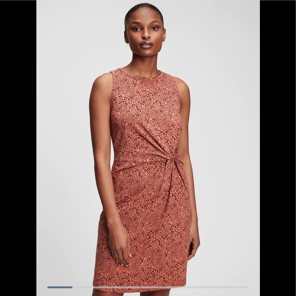 GAP Knot Front Sleeveless Dress NWT